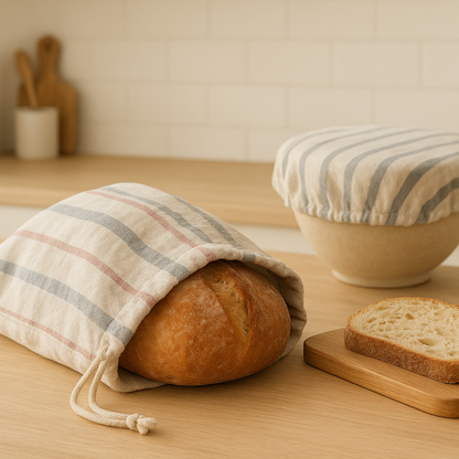 Isvik - Linne-set Bröd & Skål