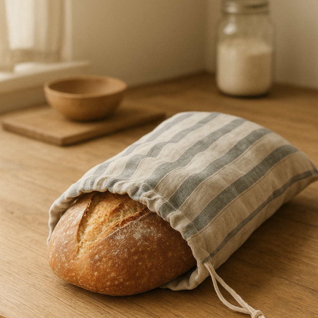 Isvik - Linne-set Bröd & Skål