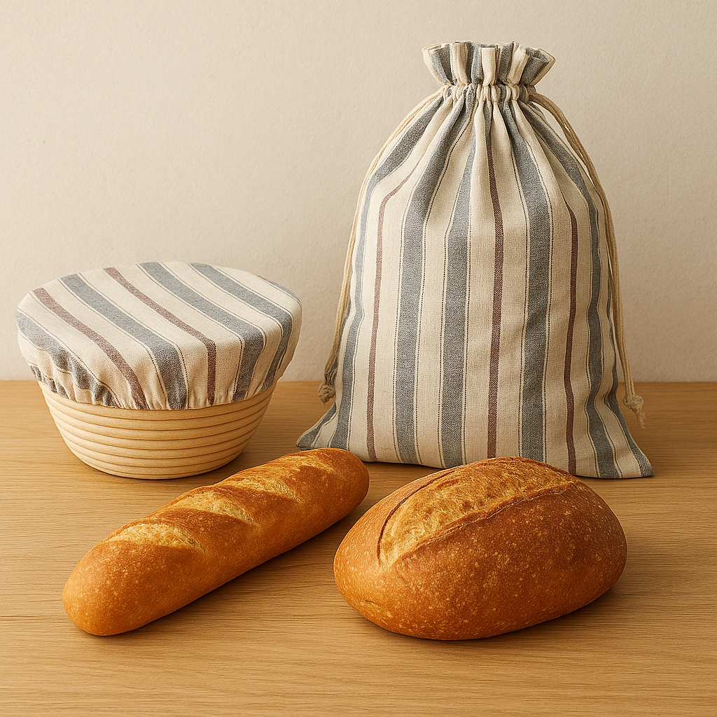 Isvik - Linne-set Bröd & Skål